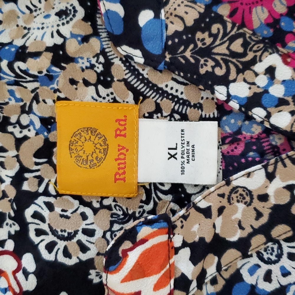 Ruby Rd. Blouse XL. - Picture 6 of 7